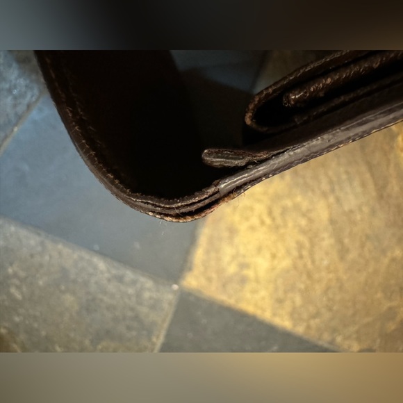 Authentic Louis Vuitton Damier Ebene Porte Tresor Etui Papiers wallet - Picture 12 of 14